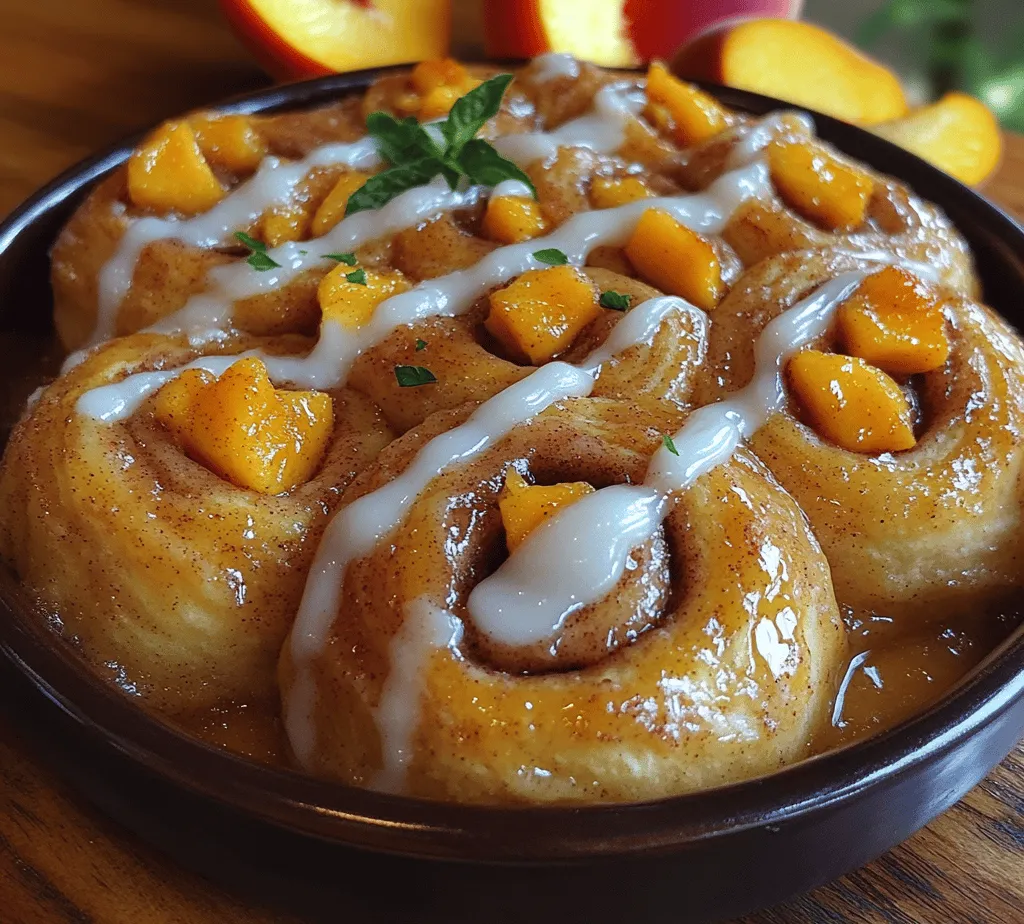 Imagine biting into a warm, fluffy cinnamon roll and savoring the sweet, juicy flavor of fresh peaches intertwined with the comforting aroma of cinnamon and sugar. This delightful fusion gives birth to Peach Cobbler Cinnamon Rolls, a recipe that artfully combines two beloved desserts into one irresistible treat. As summer beckons with ripe, juicy peaches, this recipe presents a seasonal opportunity for home bakers to explore their creativity in the kitchen.