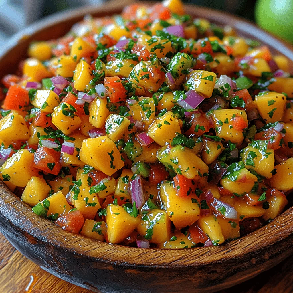 Sweet & Spicy Mango Salsa: Exploring the Vibrancy of a Tropical Delight