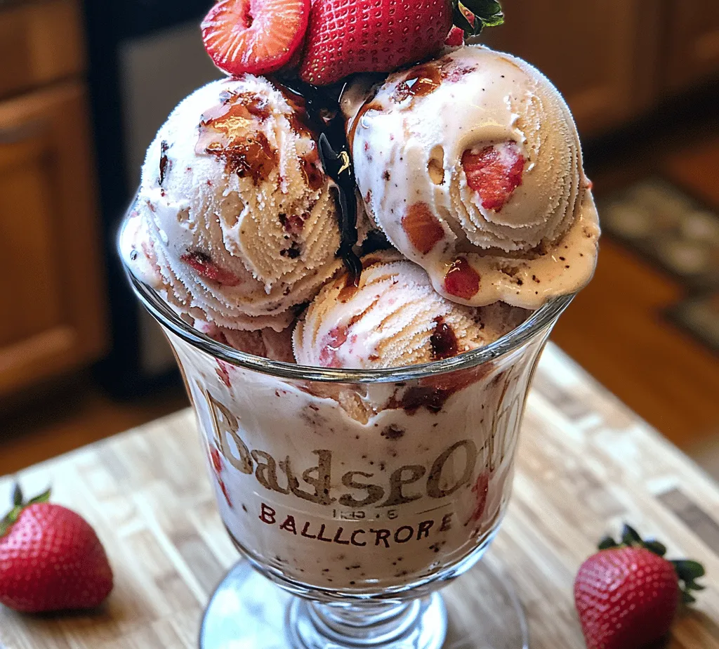 To create this delectable Roasted Strawberry Balsamic Ice Cream, it’s essential to understand the core components of the recipe. Each ingredient plays a vital role in achieving the perfect balance of flavors and textures.