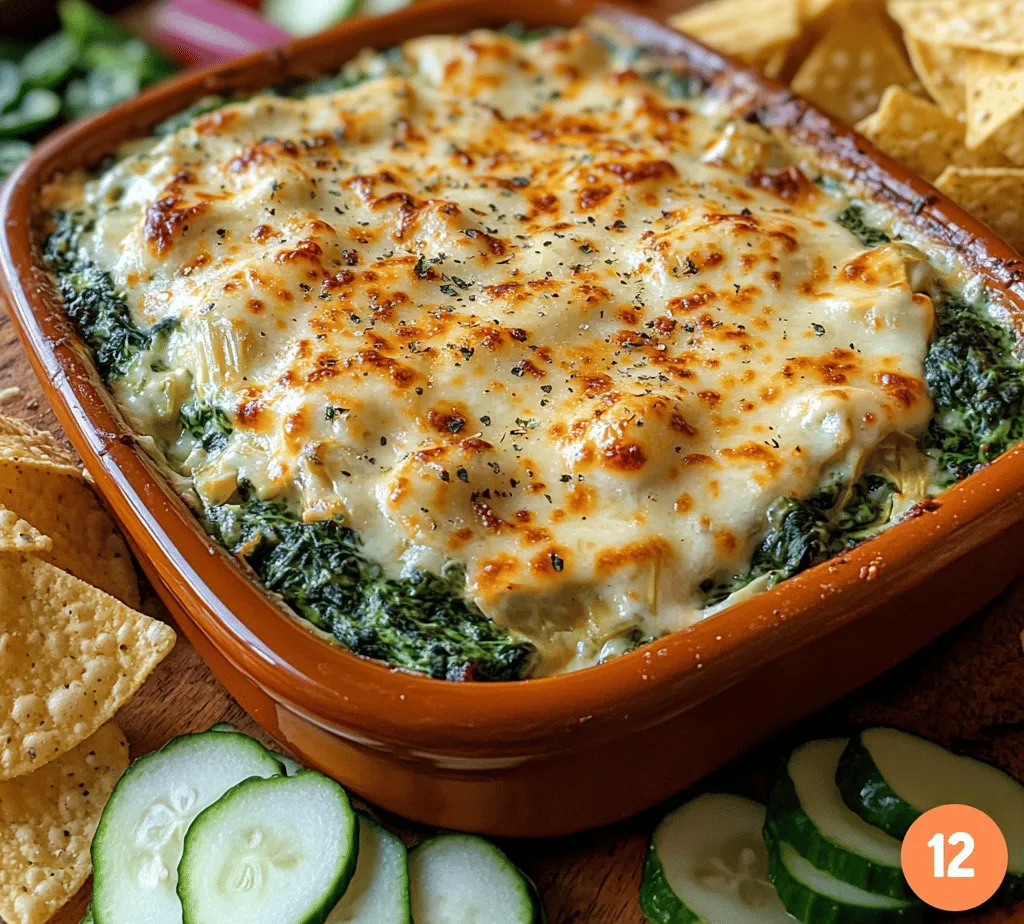 Dive into the delicious world of creamy, cheesy goodness with our Spinach & Artichoke Bliss Dip. This mouthwatering recipe is perfect for gatherings, game day, or simply enjoying as a comforting snack at home. Combining the rich flavors of artichokes and spinach with a blend of cheeses, this dip is sure to satisfy your cravings. Whether you’re entertaining friends at a party or enjoying a cozy night in, this dip is an ultimate crowd-pleaser that will leave everyone asking for more. Let’s explore how to create this delightful dish, ensuring you impress family and friends with your culinary skills.