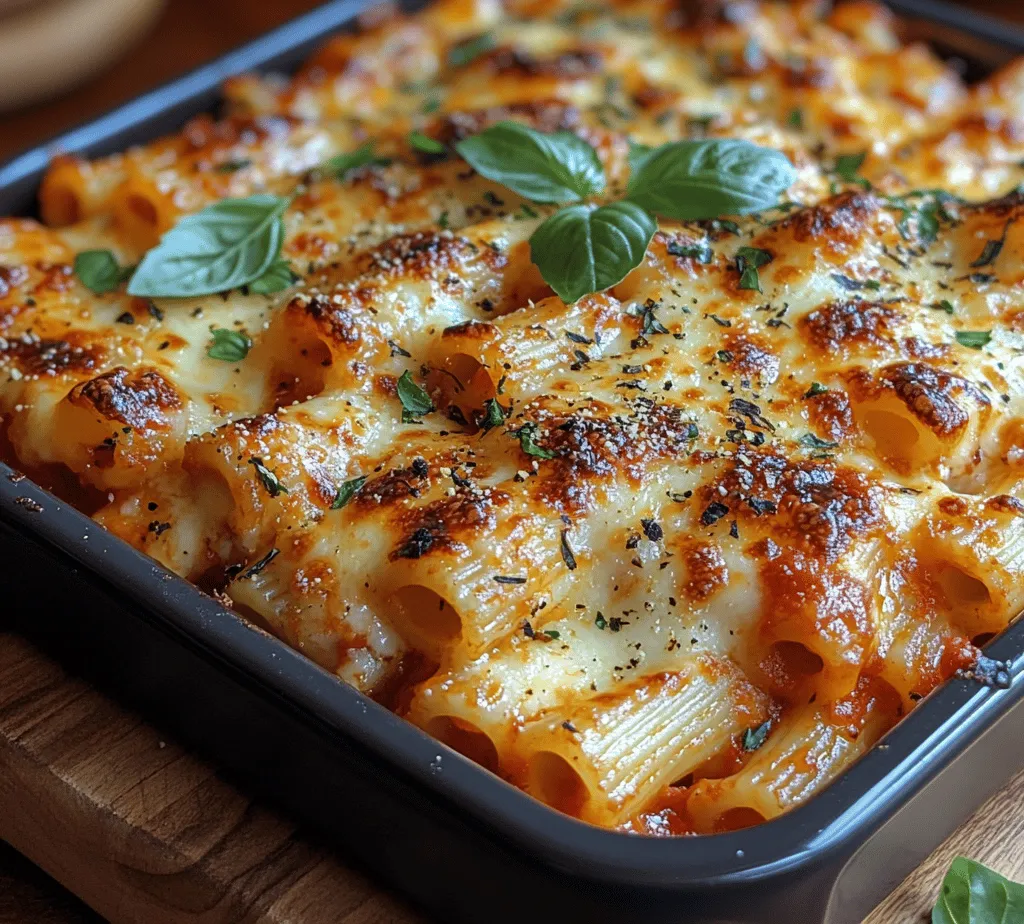 There’s something inherently comforting about a bubbling dish of Cheesy Baked Ziti, a classic Italian-American comfort food that has won the hearts and taste buds of families across the globe. This hearty pasta dish is bursting with flavors, boasting a creamy, cheesy texture that can turn any ordinary dinner into a special occasion. Whether it's a cozy family gathering on a chilly evening or a festive celebration with friends, Cheesy Baked Ziti is the perfect centerpiece that brings people together around the dinner table.