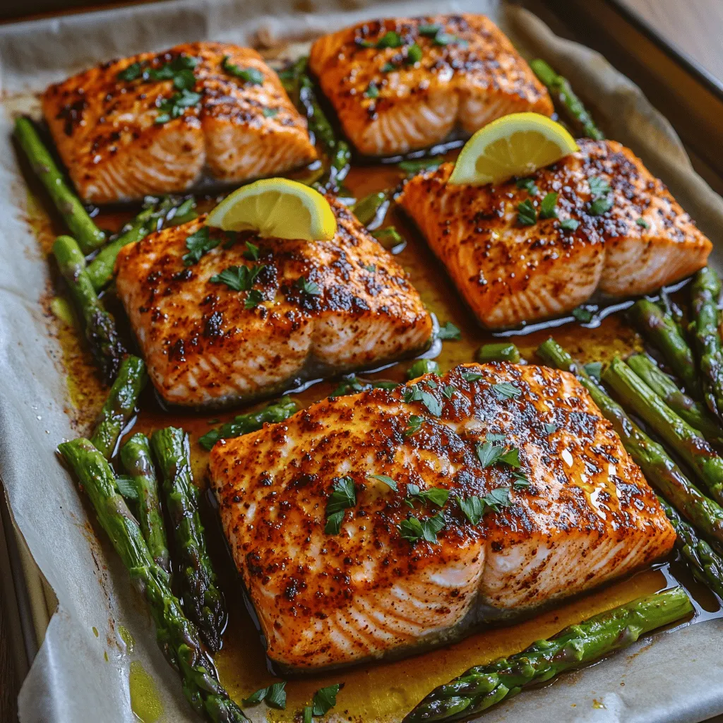 If you’re looking for a meal that’s not only quick and easy to prepare but also bursting with flavor, look no further than Spicy Baked Cajun Salmon with Zesty Asparagus. This dish encapsulates the essence of vibrant Cajun cuisine, renowned for its bold flavors and hearty ingredients. Salmon, known for its rich taste and health benefits, pairs beautifully with the zesty crunch of asparagus, resulting in a dish that’s perfectly suited for both casual weeknight dinners and more elaborate weekend gatherings.