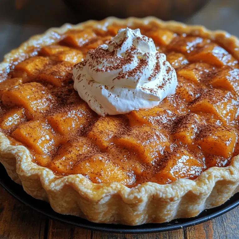 Explore the rich tradition of Southern baking with our Classic Southern Sweet Potato Pie recipe, a beloved dessert that embodies warmth and comfort. This iconic dish is more than just a dessert; it is a sweet reminder of shared family moments and cherished traditions. With its creamy filling enveloped in a flaky crust, this pie not only satisfies your sweet tooth but also connects you to the heart of Southern culinary heritage. Whether served during Thanksgiving, family reunions, or festive gatherings, sweet potato pie is a staple that warms the soul and delights the palate.