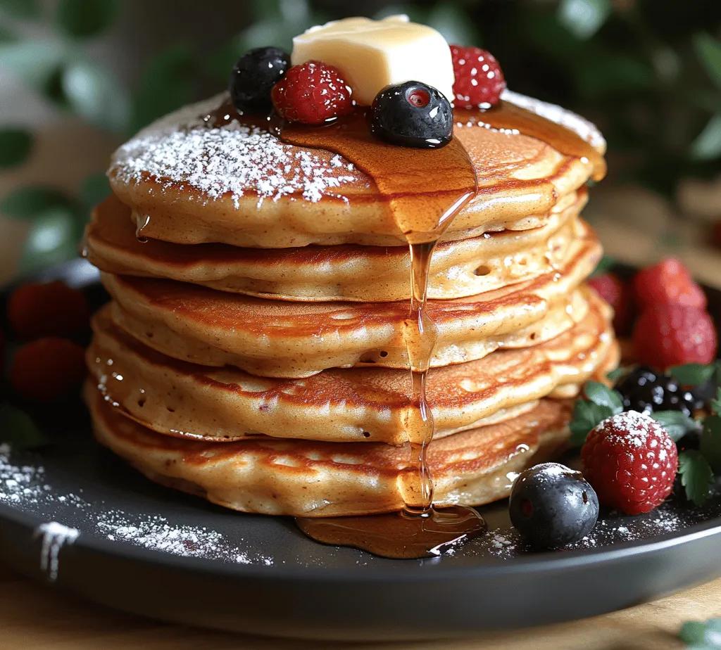 To achieve the perfect fluffy pancake, it's crucial to understand the role each ingredient plays in the overall outcome. Each component contributes to not only the flavor but also the texture and fluffiness of the final product. Let's explore the key ingredients that come together to create these delectable buttermilk pancakes.