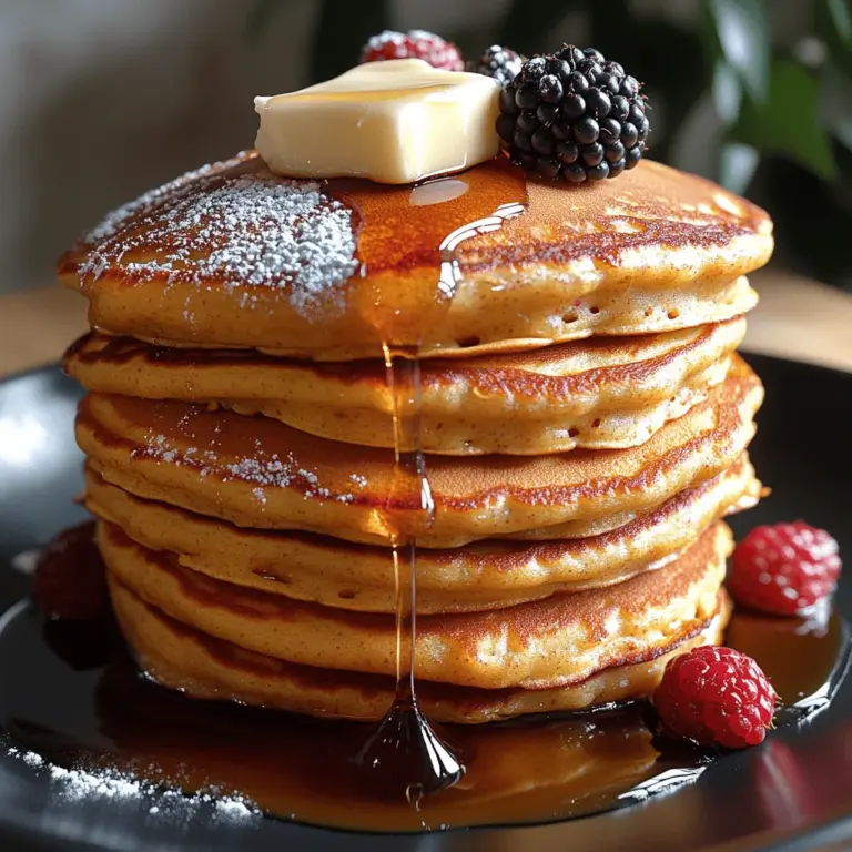 To achieve the perfect fluffy pancake, it's crucial to understand the role each ingredient plays in the overall outcome. Each component contributes to not only the flavor but also the texture and fluffiness of the final product. Let's explore the key ingredients that come together to create these delectable buttermilk pancakes.