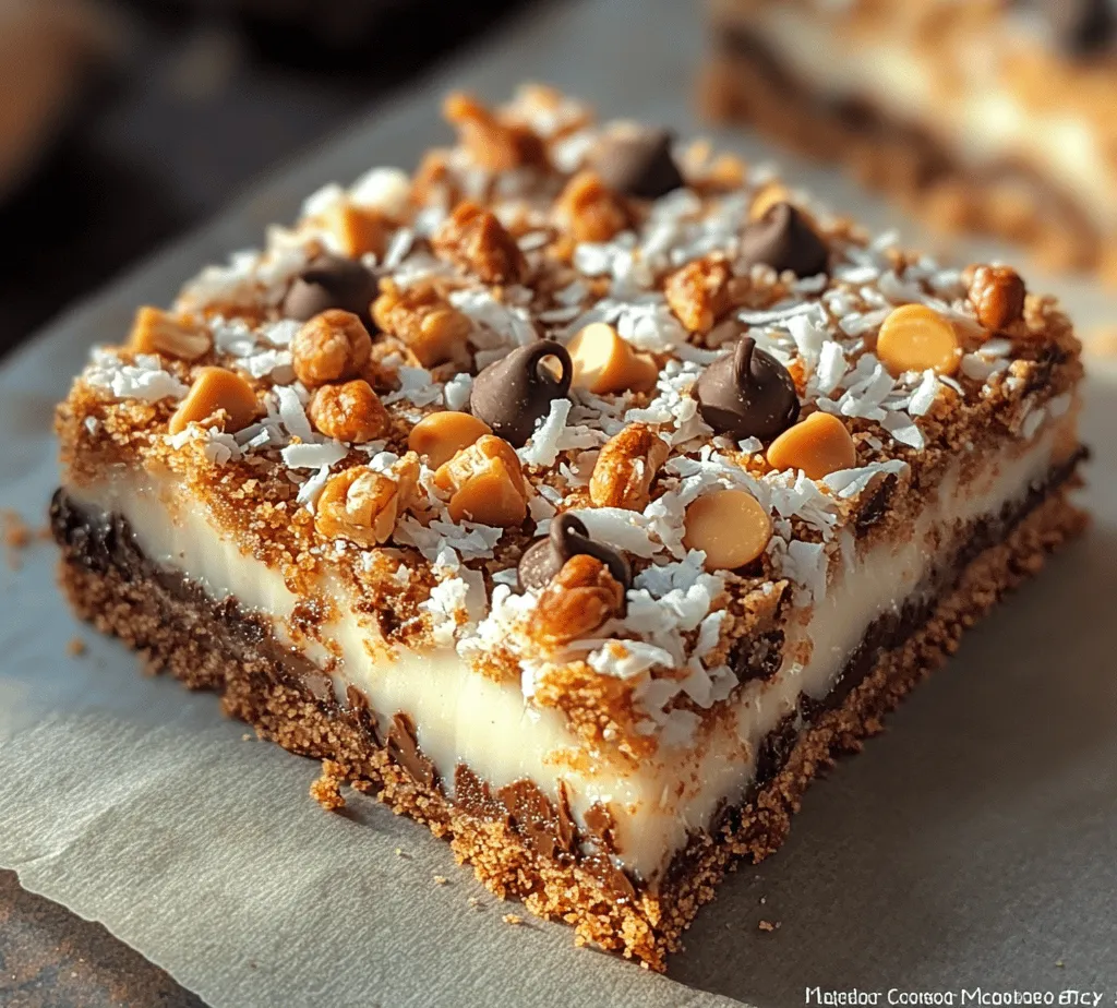 If you’re seeking a dessert that combines simplicity with irresistible flavor, look no further than Enchanting Magic Cookie Bars. These delightful treats have been a staple at gatherings for generations, captivating both children and adults alike with their rich flavors and chewy textures. The beauty of magic cookie bars lies in their incredible versatility; they can be enjoyed at birthday parties, potlucks, or simply as a sweet indulgence at home.