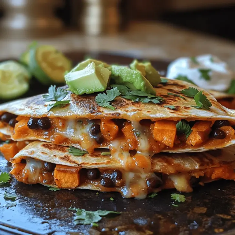 In recent years, the shift towards plant-based meals has gained remarkable momentum, transforming the culinary landscape. As more people recognize the health benefits and environmental impact of plant-based eating, dishes that once seemed niche are now at the forefront of mainstream cuisine. One such dish that beautifully embodies this trend is the Sweet Potato & Black Bean Quesadilla. This vibrant, nutritious option is not only satisfying but also packed with essential nutrients, making it a delicious choice for anyone looking to enhance their diet.