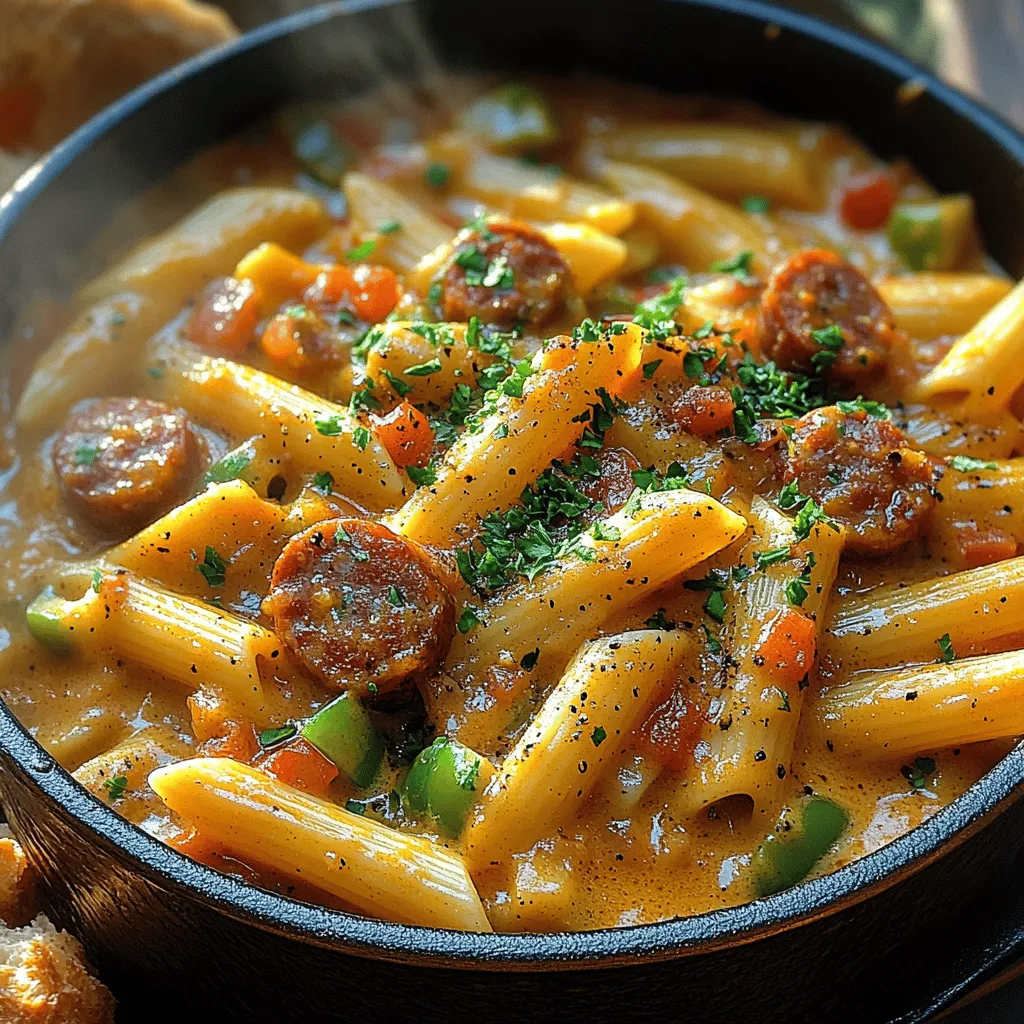 If you're looking for a dish that combines comfort, flavor, and simplicity, look no further than One-Pot Spicy Cajun Sausage Pasta. This hearty meal is a celebration of Cajun cuisine, a vibrant culinary tradition originating from the bayous of Louisiana. Cajun cooking is known for its bold flavors, aromatic spices, and the use of fresh ingredients—all of which come together beautifully in this one-pot dish.