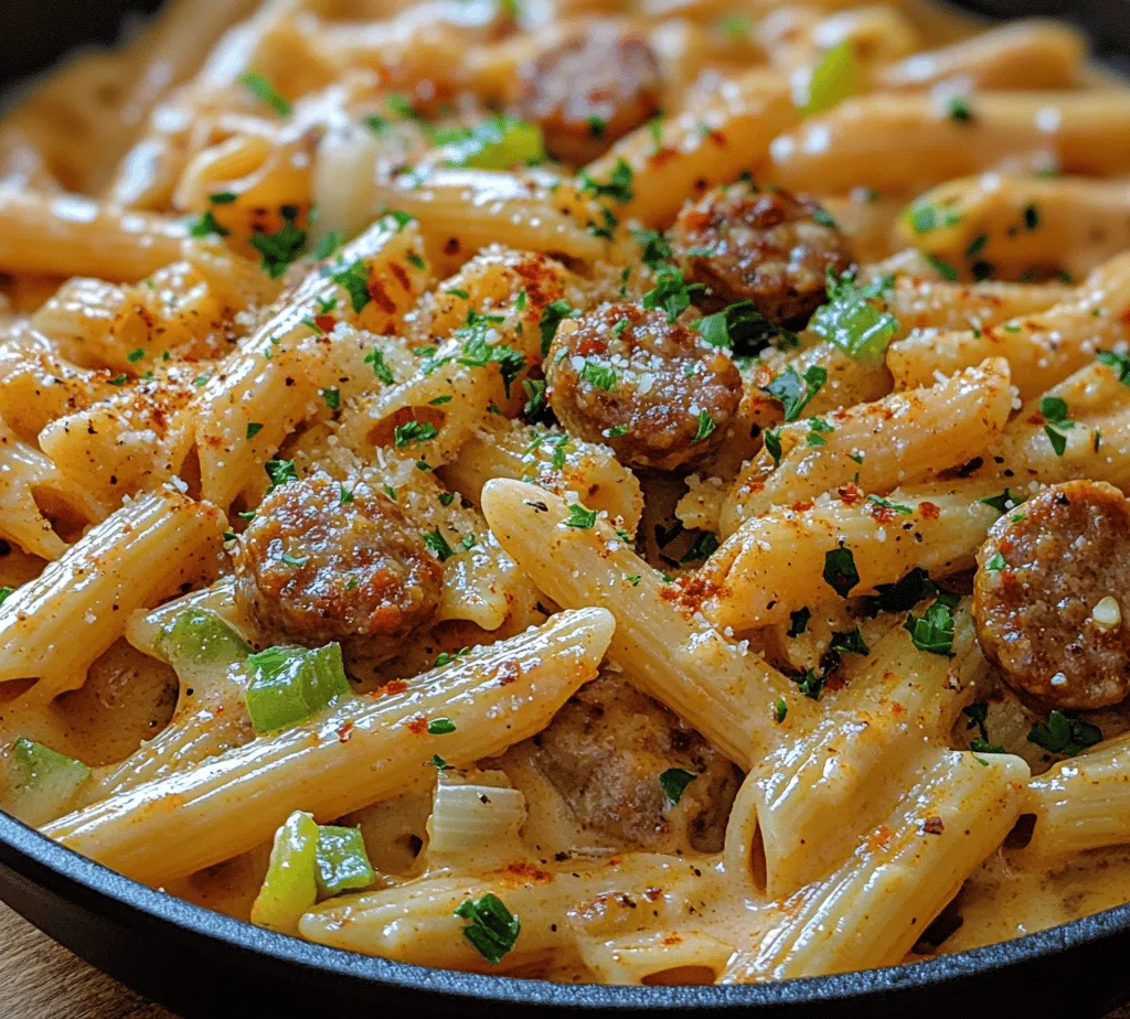 If you're looking for a dish that embodies comfort, flavor, and convenience, look no further than One-Pot Spicy Cajun Sausage Pasta. This mouthwatering recipe draws its roots from the vibrant culinary traditions of Louisiana, where Cajun cuisine thrives on bold flavors and hearty ingredients. The combination of spicy andouille sausage, creamy sauce, and perfectly cooked pasta creates a dish that is not just satisfying but also bursting with excitement in every bite.