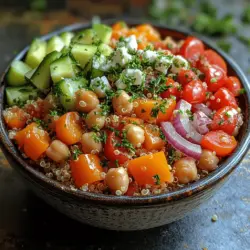 In today’s health-conscious world, salads have evolved far beyond simple greens and dressings. Enter the Colorful Quinoa Power Salad—a vibrant, nutritious dish that not only pleases the palate but also fuels your body with essential nutrients. This salad is a feast for the eyes, featuring a rainbow of fresh vegetables and the superfood quinoa, making it a perfect choice for lunch, dinner, or meal prep. Its appeal lies not just in its aesthetic; it’s a well-rounded option for anyone seeking a delicious, healthy meal that can cater to various dietary needs, including vegan, vegetarian, and gluten-free diets.