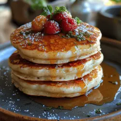 There's something inherently joyful about the aroma of pancakes wafting through the kitchen on a leisurely morning. Homemade pancakes, in particular, have a special place in the hearts of many breakfast enthusiasts. The satisfying sizzle on the griddle and the anticipation as they bubble away can bring an air of excitement to any breakfast table. Among the myriad of pancake recipes available, fluffy buttermilk pancakes stand out as a classic favorite. Their light, airy texture and rich flavor make them a perfect start to the day, whether you enjoy them with a drizzle of maple syrup, a dusting of powdered sugar, or a handful of fresh berries.