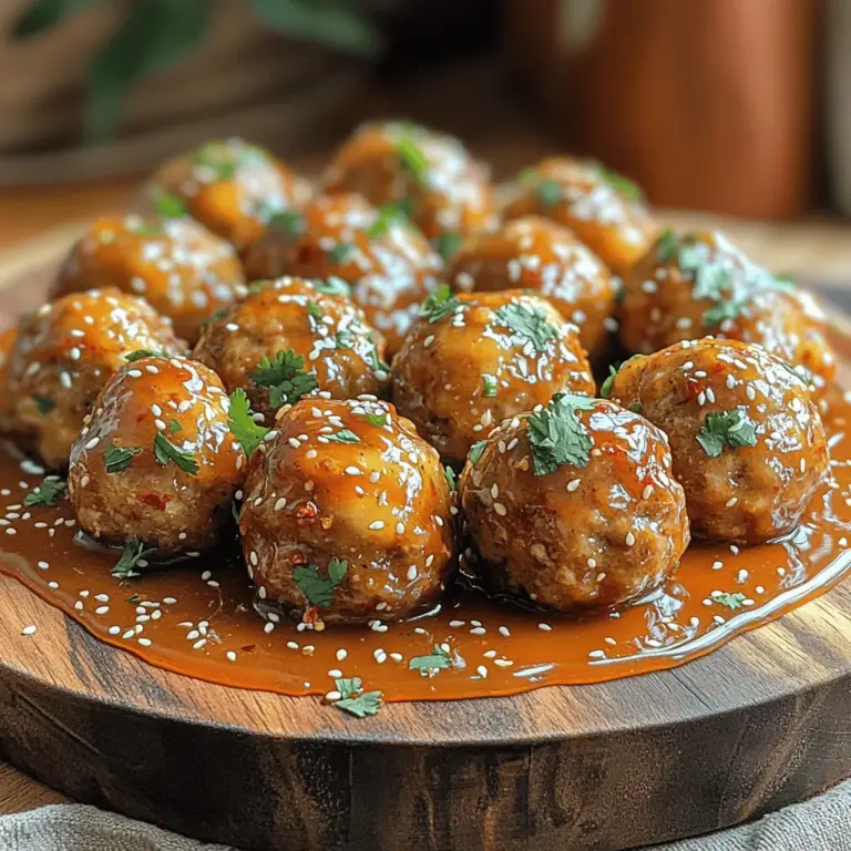 If you’re looking for a dish that tantalizes your taste buds while offering a delightful twist on a classic favorite, look no further than Spicy Pineapple Glazed Meatballs. This dish is an exciting fusion of sweet and spicy flavors that is sure to impress at any gathering or family dinner. Imagine tender, juicy meatballs enveloped in a sticky, tangy glaze that combines the warmth of spices with the refreshing zest of pineapple. It’s a perfect example of how the right combination of ingredients can elevate a simple dish into something extraordinary.