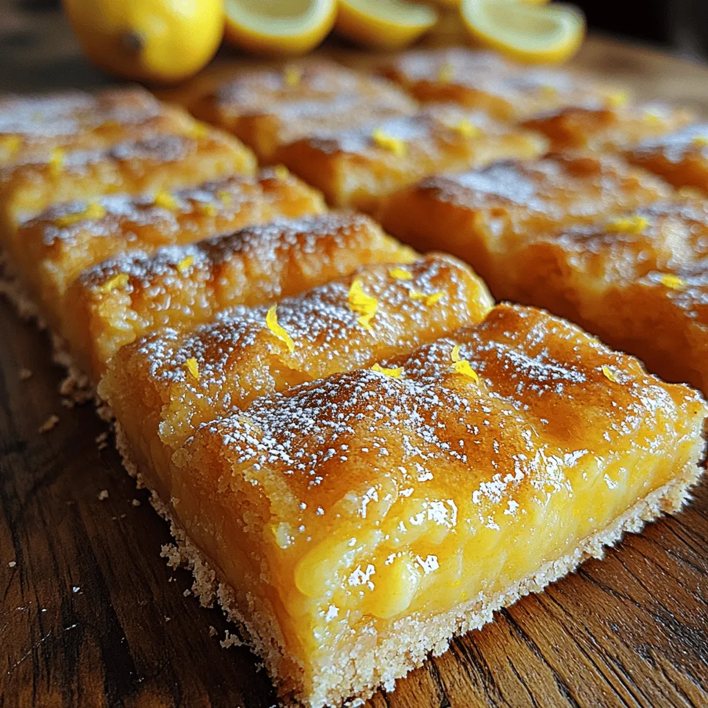 Lemon bars are a timeless classic in the world of desserts, beloved for their bright, zesty flavor and the delightful contrast between a crisp crust and a luscious filling. This recipe for Zesty Delight Lemon Bars with Buttery Shortbread Crust takes the traditional concept of lemon bars and elevates it to new heights. With the perfect balance of sweet and tart, these bars are sure to please both lemon enthusiasts and dessert lovers alike. Whether you are planning a gathering, celebrating a special occasion, or simply craving a refreshing snack, these lemon bars offer a burst of sunshine in every bite.