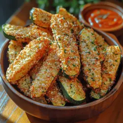 As the world shifts towards healthier eating habits, there's a noticeable increase in the popularity of healthier snack alternatives. People are more conscious of what they consume, seeking options that satisfy cravings without compromising on nutrition. Enter Crispy Parmesan Crusted Zucchini Fries—a delightful snack that not only pleases the palate but also aligns perfectly with modern dietary preferences. These zucchini fries offer a delicious way to enjoy a vegetable that is often overlooked, transforming it into a crunchy, flavorful treat that can be enjoyed by everyone, regardless of their dietary restrictions.