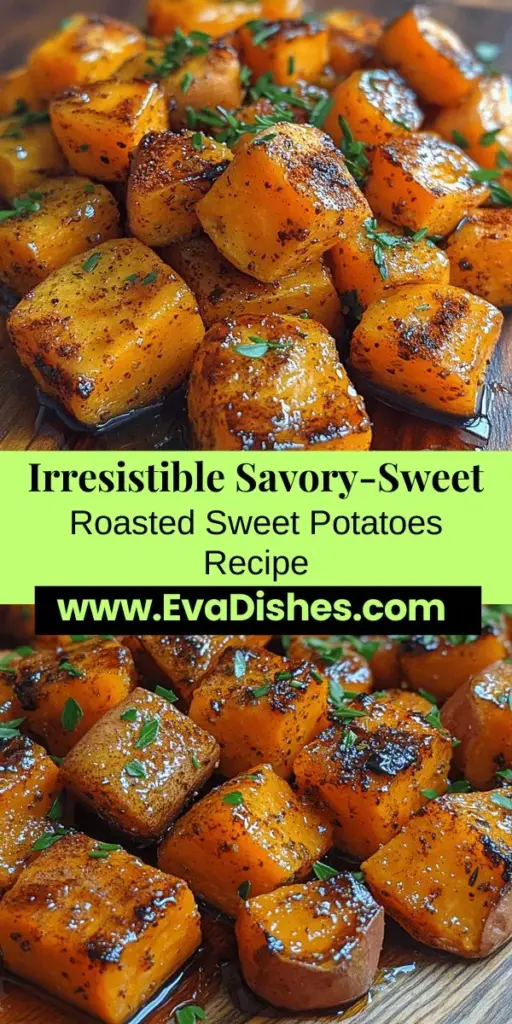 Discover the delightful flavors of Savory-Sweet Roasted Sweet Potatoes Delight, a versatile dish that is perfect for any occasion. Sweet potatoes bring a natural sweetness and numerous health benefits, packed with vitamins and antioxidants. This recipe enhances their flavor through roasting and a unique blend of spices, making them an ideal side dish or a healthy snack. Whether you're adding them to salads or serving alongside proteins, these roasted sweet potatoes will impress everyone at your table. Enjoy the delicious journey to better health with this easy and nutritious recipe.