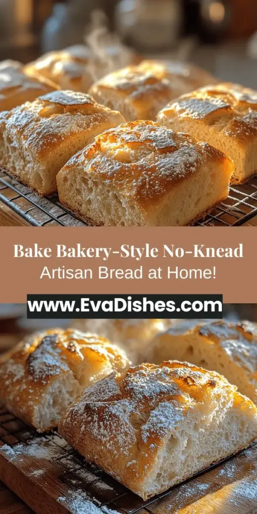 Discover the joy of baking with this easy No-Knead Artisan Bread recipe, perfect for home bakers of all levels. This method requires minimal effort and no kneading, allowing you to create a delicious, crusty loaf with a chewy interior. With just a few simple ingredients and a long fermentation process, you’ll unlock incredible flavors and textures. Enjoy fresh-baked bread for sandwiches, toasting, or simply spread with butter or jam. Join the baking adventure today!