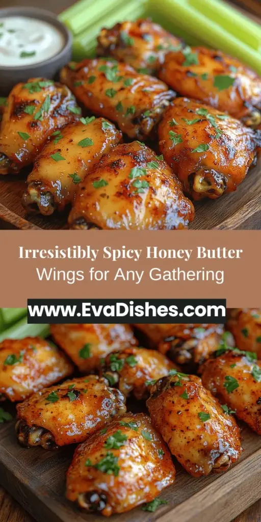 Discover the irresistible joy of spicy honey butter wings, the perfect appetizer for any gathering. This mouthwatering recipe combines sweet honey, zesty hot sauce, and creamy butter, creating a flavor explosion that's sure to impress. Whether you’re entertaining friends for game day or looking for a delicious snack, these wings are adaptable to your preferred spice level. With a crispy exterior and tender meat, they’re a must-try for wing lovers everywhere!