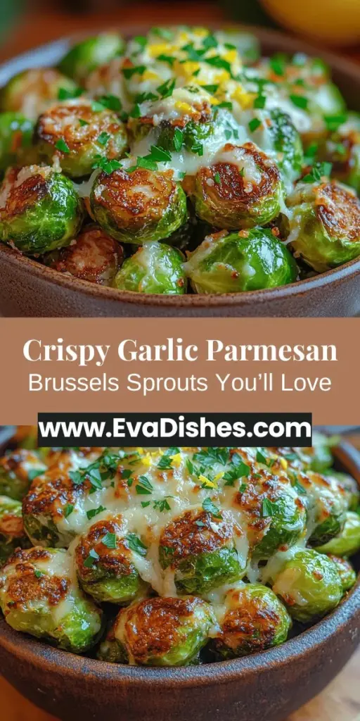 Discover the delightful Crispy Garlic Parmesan Brussels Sprouts recipe that transforms these nutrient-packed veggies into a crunchy, flavorful side dish or snack. With a simple roasting technique, fresh garlic, and a sprinkle of Parmesan, you can elevate your meals while reaping the health benefits of this versatile vegetable. Perfectly crispy on the outside and tender on the inside, these Brussels sprouts are bound to impress even the pickiest eaters. Ready to make your dining experience more exciting?