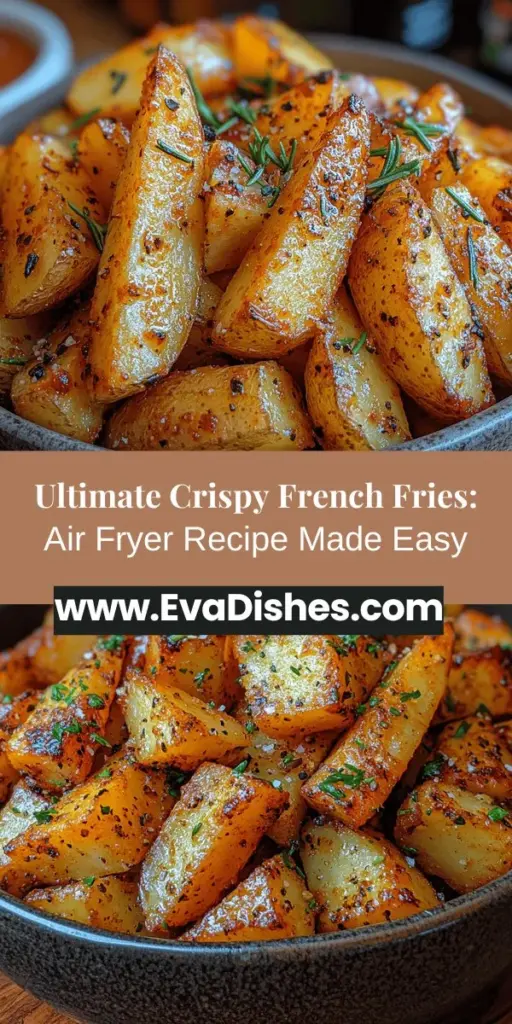 Craving crispy French fries but want a healthier option? Discover the ultimate air fryer French fries that deliver that perfect crunch with significantly less oil! This guide walks you through choosing the right Russet potatoes, soaking techniques for achieving the best texture, and the essential seasonings that elevate flavor. With step-by-step instructions, you’ll learn how to make fries that are restaurant-quality right at home—guilt-free! Enjoy your fries with creative dips and garnishes for an even more delightful experience.