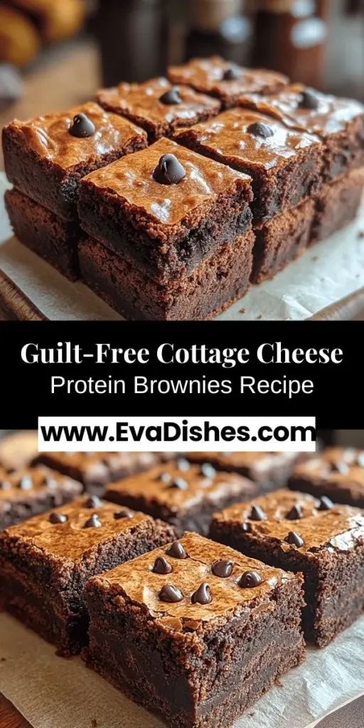 Discover the joy of guilt-free baking with Cottage Cheese Protein Brownies, a delicious alternative to traditional treats. Packed with protein, these brownies feature cottage cheese for moistness while keeping sugar and unhealthy fats in check. Easy to make with simple ingredients like oat flour and natural sweeteners, they satisfy your sweet cravings without the guilt. Perfect as a post-workout snack or a delightful dessert, these brownies make healthy indulgence a reality. Enjoy a nutritious twist on a classic favorite!