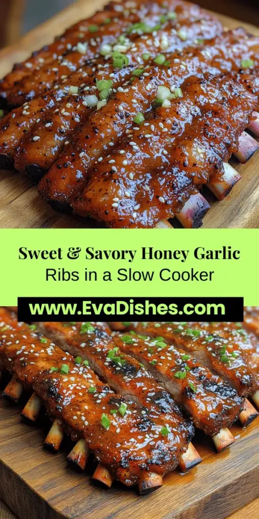 Discover the ultimate comfort food with Sweet & Savory Slow Cooker Honey Garlic Ribs! This recipe combines succulent pork baby back ribs with a delightful honey garlic sauce that strikes the perfect balance between sweet and savory. Ideal for family gatherings or cozy dinners, these ribs are easy to prepare and promise a tender, melt-in-your-mouth experience. Learn how to season and cook them to perfection in your slow cooker for a truly unforgettable meal everyone will love!