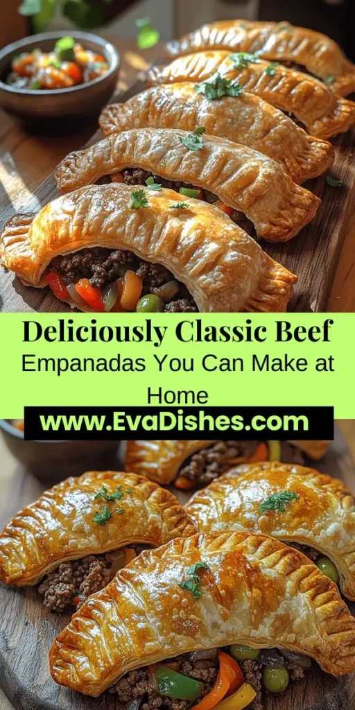 Discover the rich history of Classic Beef Empanadas, a beloved dish that transcends cultures and brings comfort to gatherings. These flaky pastries are versatile, filled with a savory blend of spiced beef and fresh veggies. Making them from scratch allows you to customize the flavors to your liking. Learn how to prepare the dough, filling, and perfect your empanada folding technique. Serve them warm with your favorite sauces for a delightful taste of tradition.