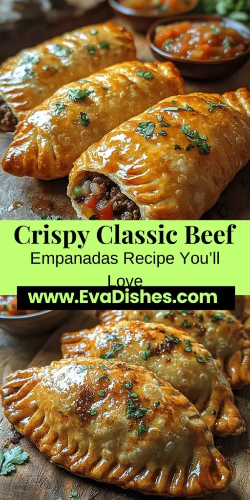 Discover the magic of homemade classic beef empanadas, a delicious pastry that combines a flaky crust with a savory beef filling. Perfect for sharing at gatherings or enjoying as a comfort food, these empanadas are packed with flavors that represent various cultures. This guide walks you through making the dough and filling from scratch, ensuring a fresh and delightful culinary experience. Elevate your cooking skills and impress your loved ones with this beloved treat!