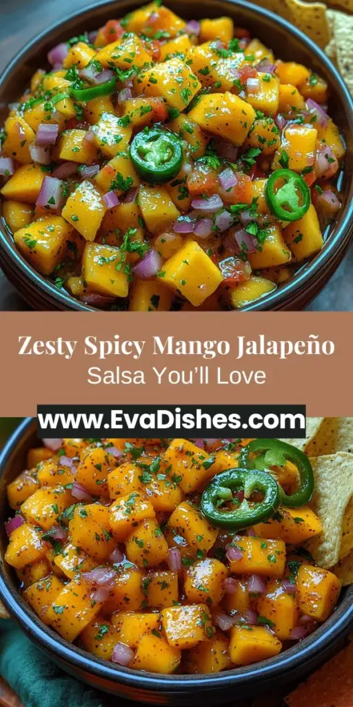 Looking to add a burst of vibrant flavor to your dishes? Try this Spicy Mango Jalapeño Salsa! Combining the sweetness of ripe mangoes with the heat of fresh jalapeños, this salsa is perfect for summer barbecues or cozy dinners. It's made with fresh ingredients like red onion, bell pepper, and lime juice, making it not only delicious but also nutritious. Serve it with chips, grilled meats, or as a topping for tacos for a refreshing twist. Enjoy the bold flavors and healthy benefits of this versatile salsa!