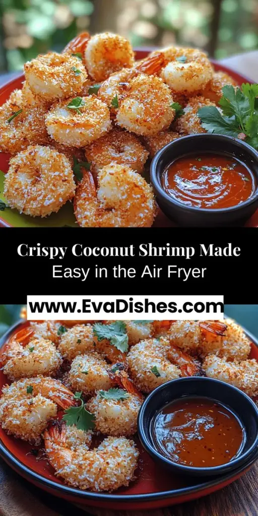 Dive into the tropical flavors of crispy air fryer coconut shrimp! This delightful dish combines succulent shrimp with a crunchy, coconut-infused coating, making it a perfect appetizer or main course. Using an air fryer allows for healthier cooking without sacrificing that satisfying crunch. Discover how easy it is to prepare this flavorful treat at home with simple ingredients and straightforward steps. Experience a taste of paradise today!