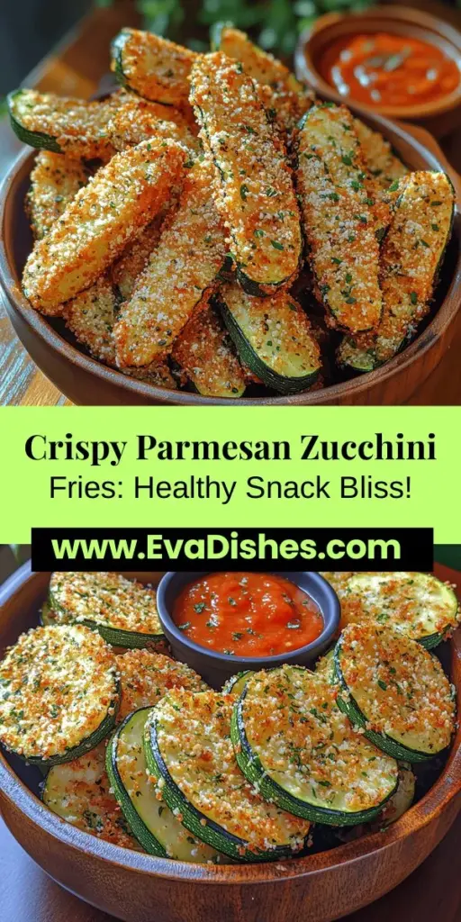 Discover the joy of healthy snacking with Crispy Parmesan Crusted Zucchini Fries! This easy recipe transforms zucchini into a crunchy, flavorful treat that's gluten-free, vegetarian, and can even be made vegan. With a simple blend of ingredients like Parmesan cheese, breadcrumbs, and spices, these fries are perfect for any occasion. Bake them to perfection and enjoy a guilt-free indulgence that your whole family will love. Perfect as a snack, side dish, or appetizer, these zucchini fries are not only delicious but packed with nutrition. Explore this delightful recipe and elevate your snacking game!