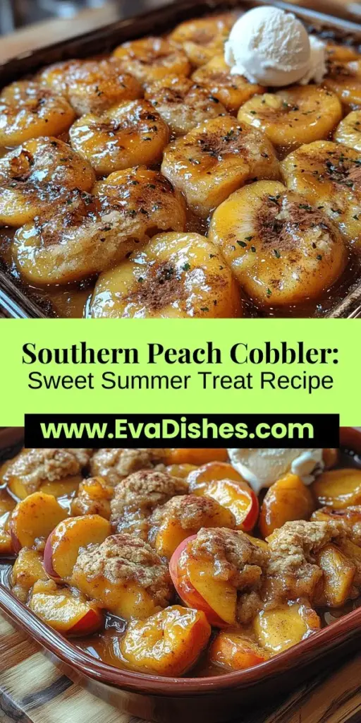 Celebrate the essence of summer with this delicious peach cobbler recipe that highlights fresh, juicy peaches. A cherished Southern staple, this dessert evokes nostalgia and warmth, making it perfect for family gatherings and backyard barbecues. Discover the rich history and cultural significance behind peach cobbler while learning how to create a golden-brown, flaky topping that beautifully contrasts the tender peach filling. Dive into this step-by-step guide and savor every bite of this seasonal delight.