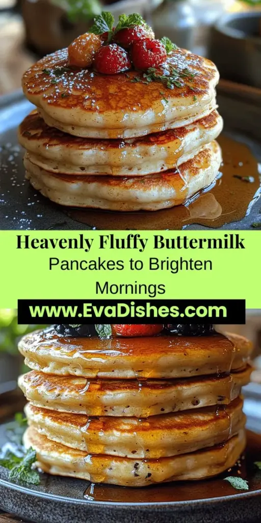 Indulge in the joy of homemade breakfast with these Heavenly Fluffy Buttermilk Pancakes. This classic recipe delivers a light and airy texture that's perfect for lazy mornings. Discover the essential ingredients and techniques that make them so irresistible. Learn how buttermilk, the right mixing method, and a short resting time can elevate your pancake game. Customize your stack with fruits or chocolate chips, and create memorable breakfast moments. Enjoy a delightful start to your day!