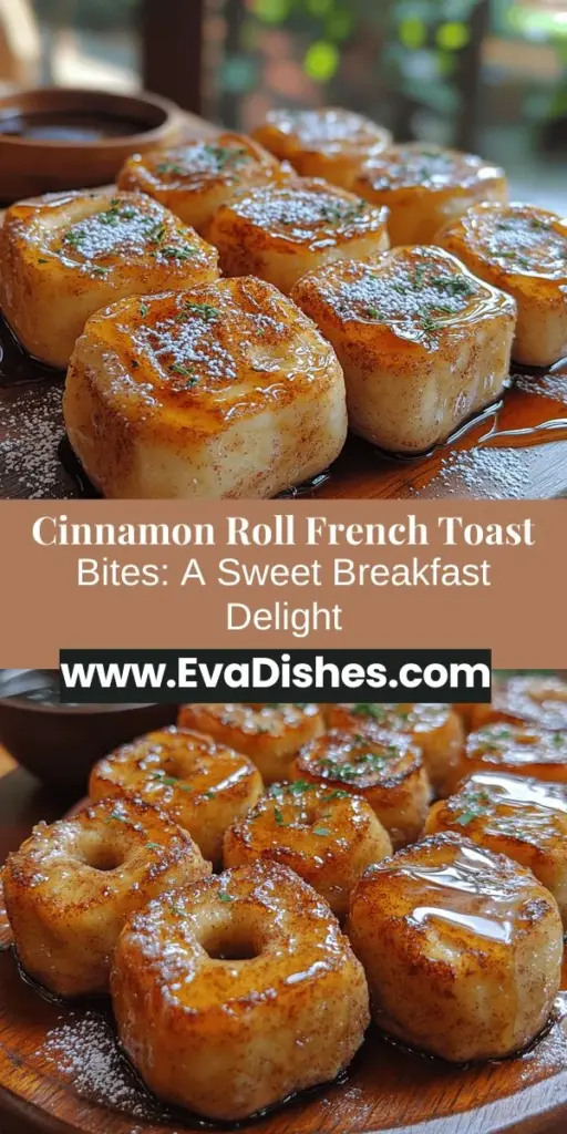 Experience breakfast bliss with Cinnamon Roll French Toast Bites, a delightful fusion of flavors that’s perfect for any morning gathering. These bite-sized treats combine the gooey goodness of cinnamon rolls with the custardy texture of French toast, making them irresistibly fun and easy to share. Ideal for busy weekdays or leisurely brunches, this recipe is sure to impress family and friends alike. Celebrate cozy mornings with a delicious twist on a classic favorite!