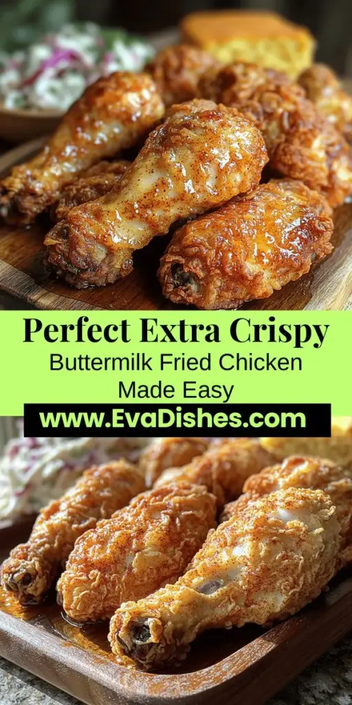 Indulge in the deliciousness of Extra Crispy Buttermilk Fried Chicken with this step-by-step guide that makes recreating this beloved dish at home a breeze. Learn the secrets to achieving a perfectly crispy coating and flavorful marinade using buttermilk and spices. From selecting the right chicken cuts to mastering the frying technique, this recipe ensures every bite is juicy and crunchy. Elevate your culinary skills and impress your family and friends with this mouthwatering comfort food!