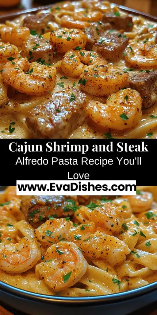 Dive into the delicious world of Cajun cuisine with Cajun Shrimp & Steak Alfredo Pasta! This savory dish combines fresh shrimp, tender sirloin steak, and a creamy Alfredo sauce, creating a tantalizing blend of flavors. Perfect for any occasion, this recipe guides you through selecting the best ingredients, mastering cooking techniques, and creating a stunning meal that impresses. Enjoy a culinary adventure in your kitchen and treat yourself to a taste of Louisiana!