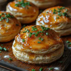 Imagine biting into a warm, flaky biscuit that cradles tender, juicy chicken, all drizzled with a luscious blend of sweet and spicy hot honey. This is exactly what Spicy Sweet Hot Honey Chicken Biscuits offer—a delightful fusion of flavors that can awaken your palate and elevate your dining experience. This dish brings together the comforting essence of classic Southern biscuits with a modern twist that showcases the culinary trend of sweet heat.