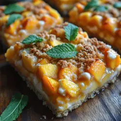 As the warm sun graces us with its presence and the scent of summer fills the air, there’s nothing quite like the taste of fresh, juicy peaches to embody the season's sweetness. Peachy Dream Bars are a delightful treat that captures this essence, offering a perfect blend of creamy, fruity, and sweet flavors. These bars not only celebrate the vibrant taste of ripe peaches but also combine them with a rich, buttery cookie base, resulting in a dessert that is both indulgent and refreshing.