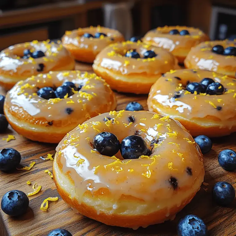 There’s something undeniably enchanting about the idea of homemade donuts. They evoke feelings of nostalgia, warmth, and comfort. Unlike their store-bought counterparts, homemade donuts allow for creativity and customization, letting you create a treat that perfectly suits your taste. Among the myriad of flavors available, the combination of lemon and blueberry stands out as a refreshing choice that tantalizes the taste buds. The bright acidity of lemon paired with the sweet burst of blueberries creates a delightful balance that is both zesty and sweet.