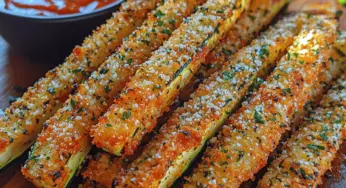 Crunchy Parmesan Zucchini Fries Recipe