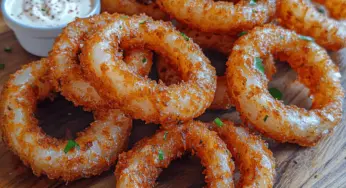 Crispy Beer-Battered Onion Rings Recipe