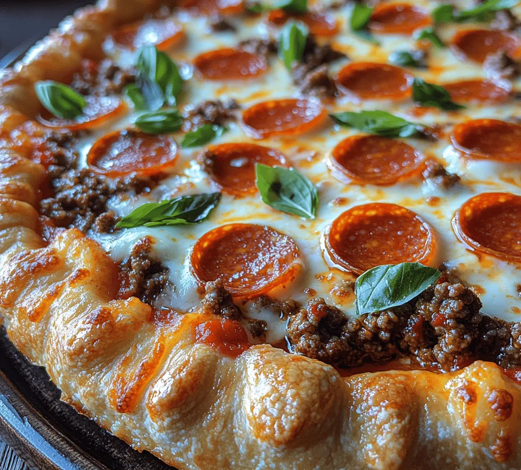 Fusion foods have taken the culinary world by storm, captivating food lovers with their unique combinations of flavors, textures, and cultural influences. The Pizza Burger Pie stands as a perfect example of this trend, seamlessly merging the comforting essence of pizza with the hearty satisfaction of a burger. This dish invites creativity, presenting an opportunity to tailor it to suit your tastes—be it with a variety of meats, vegetables, or cheeses.