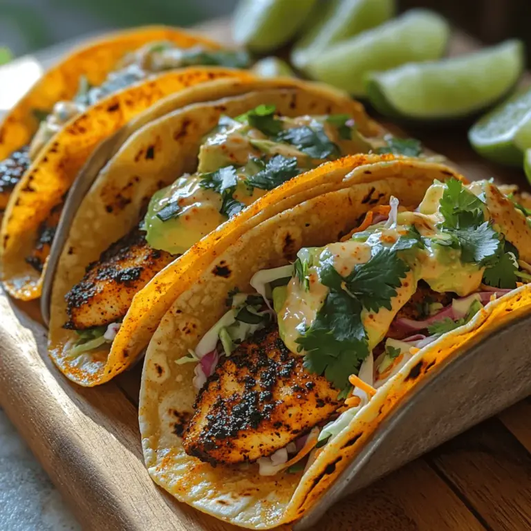 Tacos have become a staple in culinary culture across the globe, celebrated for their versatility and vibrancy. From traditional fillings to modern, innovative variations, tacos offer a canvas for countless flavors and ingredients. Among these delicious adaptations, Spicy Blackened Fish Tacos stand out as a delectable and nutritious choice that captures the essence of fresh, bold flavors.