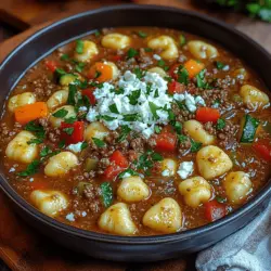 In today's fast-paced world, finding time to prepare a wholesome meal can often feel like a daunting task. However, the allure of one-pot meals lies in their simplicity and the satisfaction they bring to the dinner table. These meals allow home cooks to create delicious, hearty dishes without the complexity of multiple pans and lengthy clean-up processes. Among the myriad of one-pot recipes, the Comforting One Pot Gnocchi with Meat & Feta stands out not only for its ease of preparation but also for its rich flavors and delightful texture.