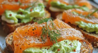 Perfectly Simple Smoked Salmon Toast: A Gourmet Delight