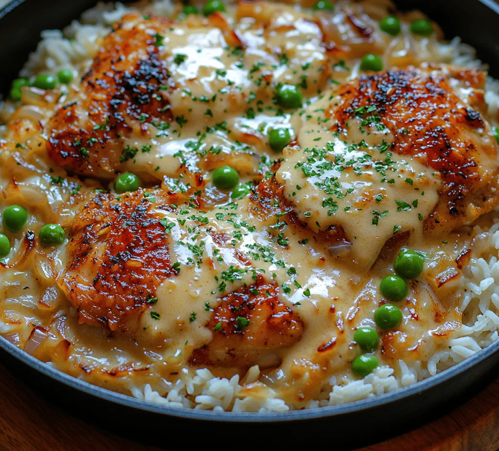 The joy of cooking can often be found in the simplicity and satisfaction of one-pan meals that deliver both flavor and ease. One-Pan Creamy Parmesan Chicken and Rice is a delightful dish that seamlessly marries tender chicken thighs, a creamy sauce, and fluffy rice, all cooked together in a single skillet. This recipe not only embodies comfort food at its finest but also serves as a practical solution for busy weeknights or an impressive meal for entertaining guests at dinner parties.