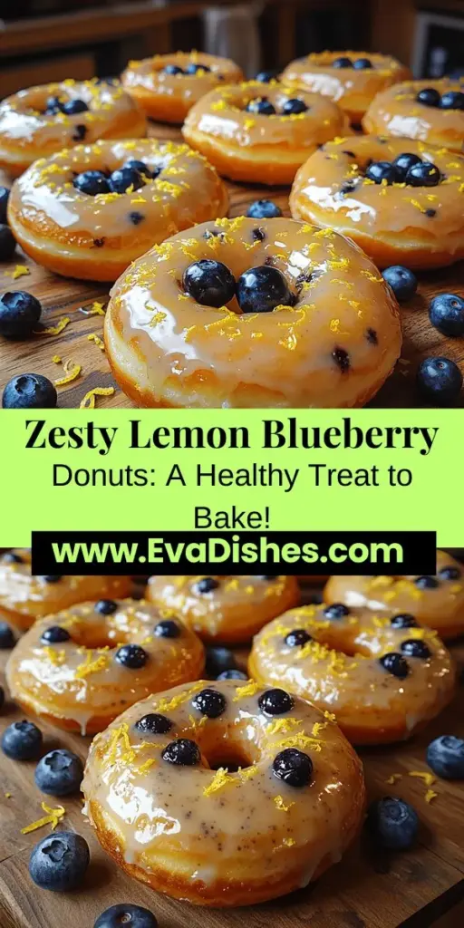 Discover the joy of baking with these Zesty Baked Lemon Blueberry Donuts! This delightful recipe combines the bright flavors of lemon and sweet blueberries for a refreshing treat that’s both delicious and healthier than traditional fried donuts. Made with almond flour and applesauce, they are gluten-free and packed with nutrients. Ideal for breakfast, snacks, or desserts, these fluffy treats are easy to prepare and perfect for sharing. Elevate your baking game today!