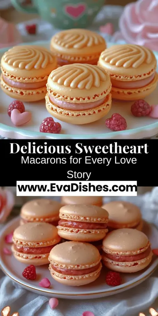 Fall in love with baking by creating Sweetheart Macarons, a stunning French treat perfect for romantic occasions. This easy-to-follow recipe combines delicate almond flour shells with luscious raspberry buttercream, delivering an irresistible flavor combination that will impress your loved ones. Ideal for Valentine's Day, anniversaries, or weddings, these charming confections are not just tasty but also beautiful, making them a delightful centerpiece for any celebration. Dive into the world of macaron-making and let your creativity shine!
