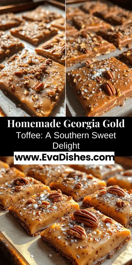Dive into the delicious world of Georgia Gold Toffee, a Southern classic that combines buttery toffee with crunchy pecans and rich chocolate. This homemade treat is perfect for family gatherings and special occasions. Follow our step-by-step guide to learn the secrets behind crafting this delightful confection. Explore the recipe, discover the essential ingredients, and find tips for achieving the perfect flavor and texture. Get ready to impress with your own batch of this sweet Southern tradition!