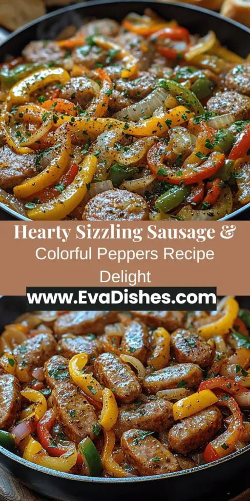 Discover the vibrant and hearty dish of Sizzling Italian Sausage & Colorful Peppers, perfect for any occasion! This recipe combines succulent Italian sausage with a medley of colorful bell peppers for a satisfying meal that’s both nutritious and delicious. Whether served over pasta, in a hoagie, or on its own, this dish showcases fresh ingredients and bold flavors. Embrace the comforts of Italian cuisine and impress your guests with this delightful feast!