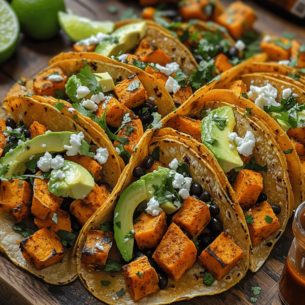 In the ever-evolving world of culinary creativity, Sweet Potato Bliss Tacos have emerged as a delightful addition to the taco family, offering a scrumptious twist on traditional flavors. These vibrant tacos combine the natural sweetness of roasted sweet potatoes with the heartiness of black beans, resulting in a dish that is not only visually appealing but also incredibly satisfying. The concept of Sweet Potato Bliss Tacos caters to those seeking a nourishing meal without compromising on taste.
